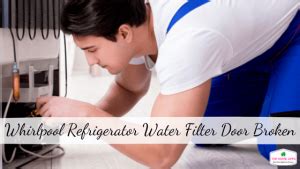 Whirlpool Filter Door Broken