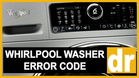 Whirlpool Front Load Washer Error Code Lc