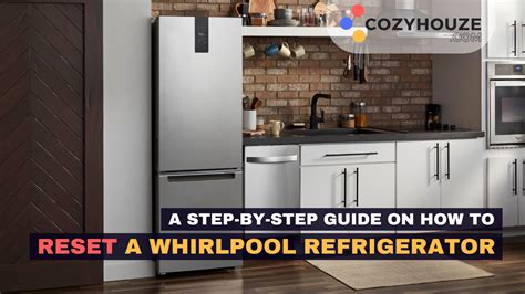 Whirlpool Gold Refrigerator Reset Button