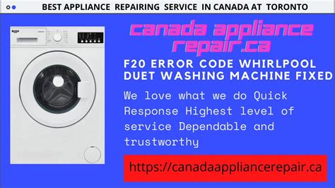 F20 error code on whirlpool duet washer? Just quit in the middle of the