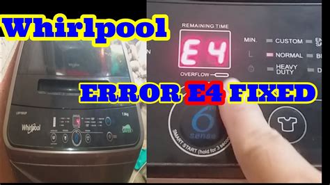 Whirlpool Washing Machine Fault & Diagnostic test mode to find your