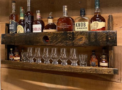 whiskey shelf display
