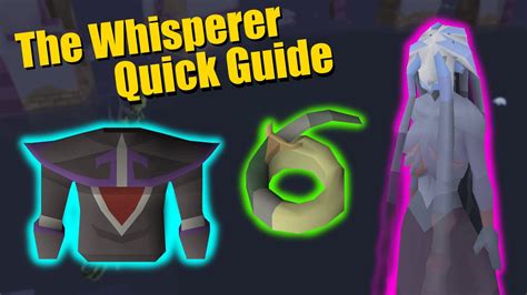 whisperer guide osrs
