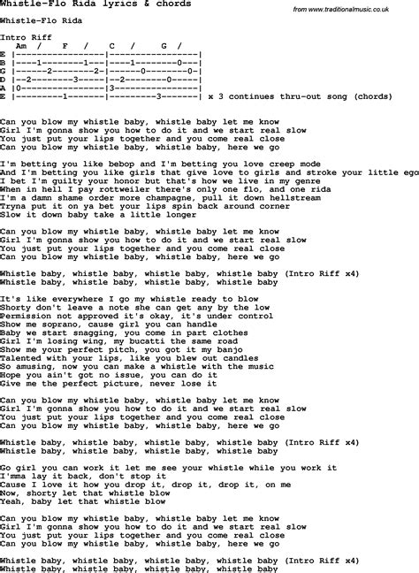 Flo Rida Whistle (Lyrics) YouTube