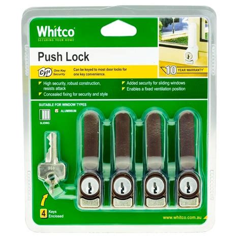 Whitco Sliding Window Push Lock