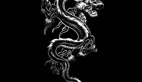 Black and White Dragon Wallpaper - WallpaperSafari