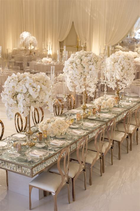 An Elegant White and Gold Wedding? Yes, Please! WedLuxe Media Gold