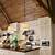 white and wood rustic kitchen