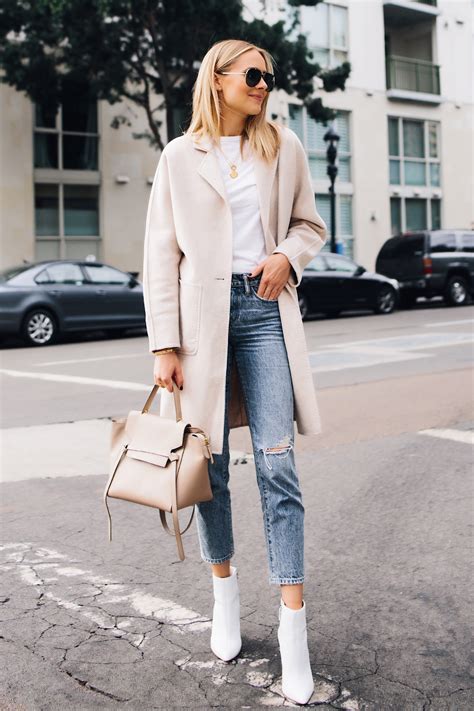 The Perfect White Booties Outfit For The Winter Season
