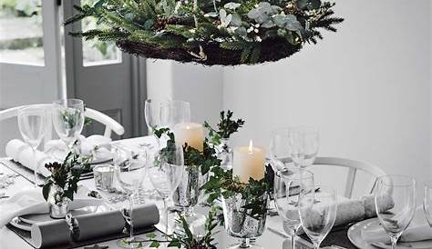 White Christmas Table Decorations Uk