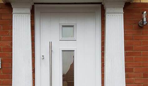 Modern White Composite Front Door Front Doors In 2019 Pinterest