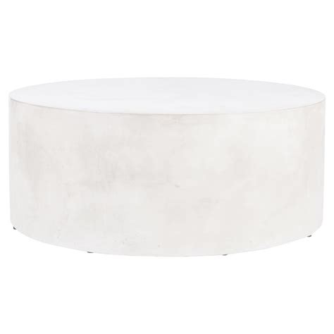 White Concrete Coffee Table Concrete coffee table, Coffee table