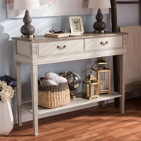 New White Console Table With Drawers 2023