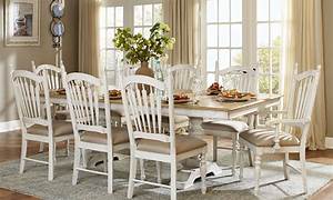 Hollyhock Distressed White Dining Room Set From Homelegance (512396