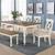 white dining room table and chairs