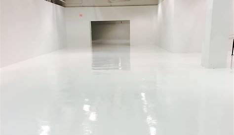 White Garage Floor Coating Polyurea Garage