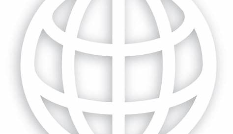 Globe Icon White #390697 - Free Icons Library