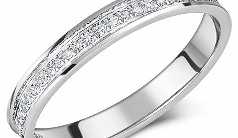 Double Band Diamond Eternity Ring in 14K White Gold (4.30ct)