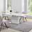 Turin White High Gloss Extending Dining Table with 6 Renzo White