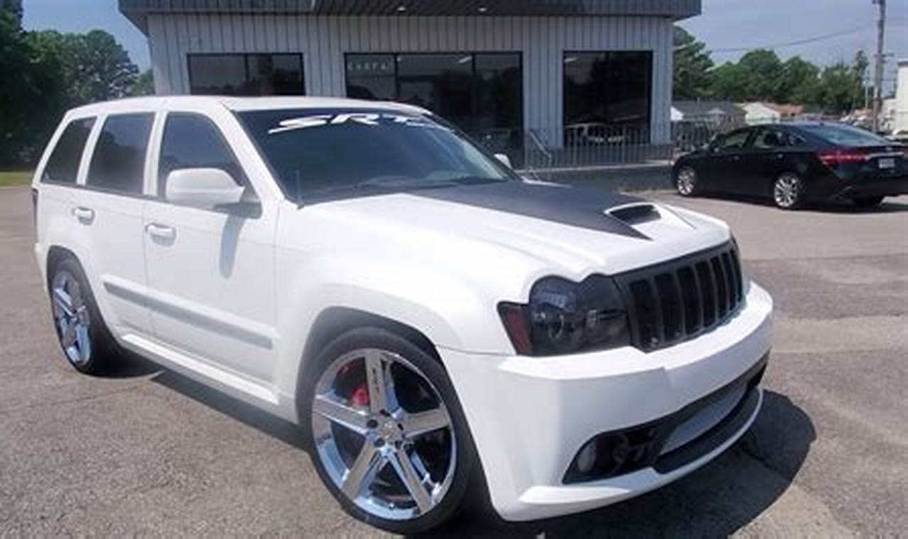white jeep grand cherokee srt8 for sale