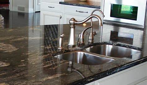 White Kitchen Cabinets With Black Granite Countertops