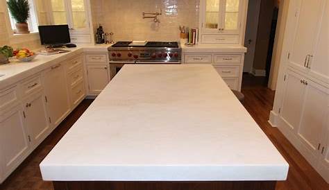 White Kitchen Island With Granite Top And