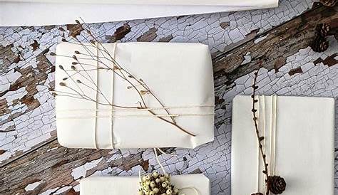 White Kraft Wrapping Paper Recyclable By The Danes | notonthehighstreet.com