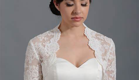 Buy Bride Shrugs Lace Wedding Bolero Jackets For Evening Dresses