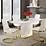 White Leather Chairs Dining Room Leah 5 Pc Dining Set White Leather