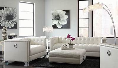 White Living Room Set