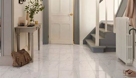 Ultimate White Marble effect Porcelain Floor tile, Pack of 3, (L)595mm