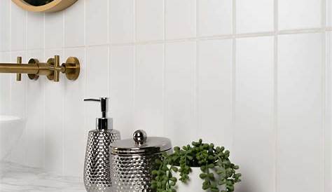 White Matt Ceramic Wall Tiles 30x60cm - Tons of Tiles | Decoração