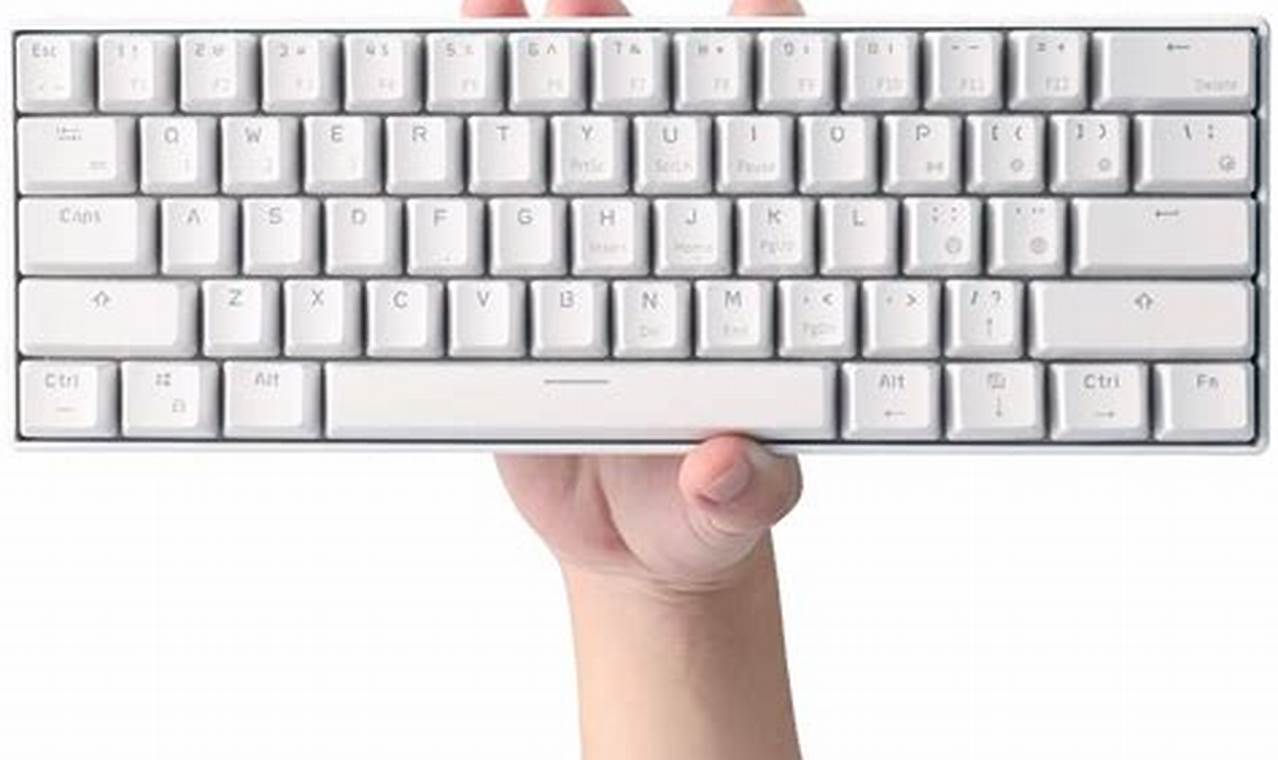 white mechanical keyboard brown switches