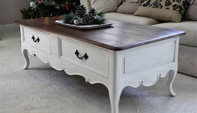 White Painted Coffee Table Ideas