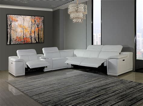 Incredible White Reclining Sectional For Sale Update Now