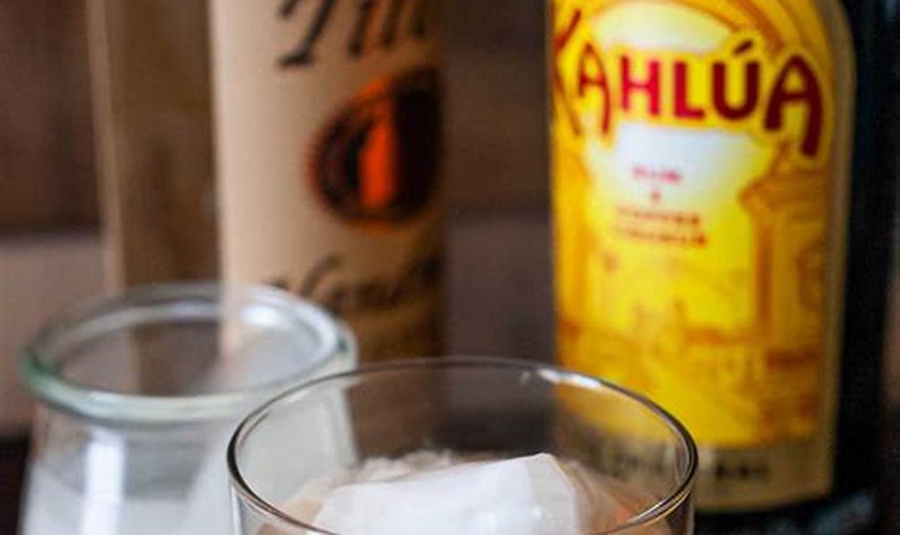 white russian recipe without kahlua