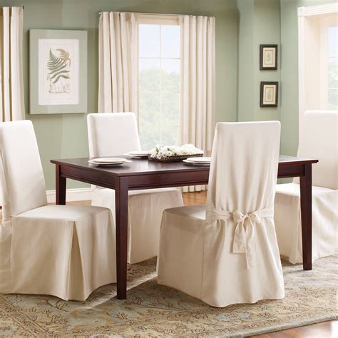 Incredible White Slip Covers For Dining Chairs Best References