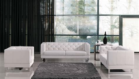 This White Sofa Set Design For Living Room