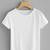 white t shirt simple design