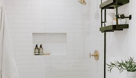 20+ White Tile Bathroom Makeover - DECOOMO