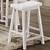 white wood bar stools