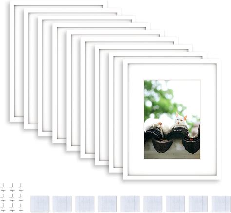White 8X10 Wall Frames