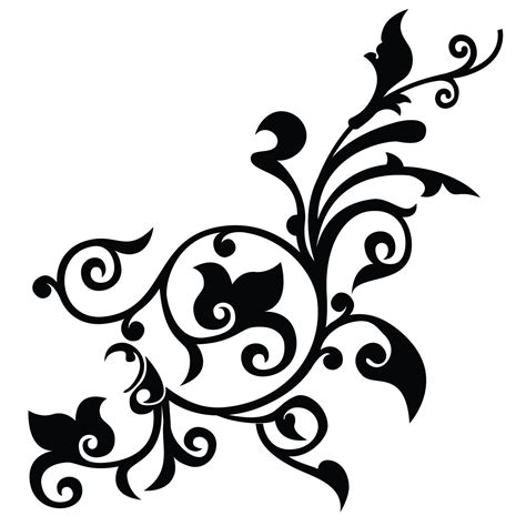 white and black png