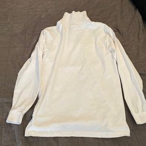 White Athletic Turtleneck
