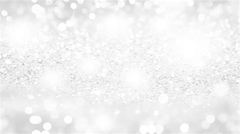 White Background With Silver Glitter