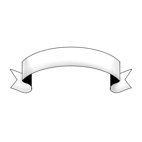 white banner png transparent