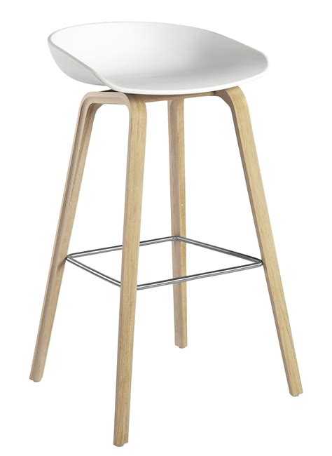 White Bar Stool Hay