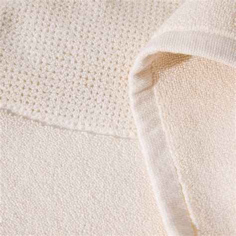 White Bath Mat Fabric