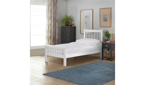White Bed Frame Single Argos