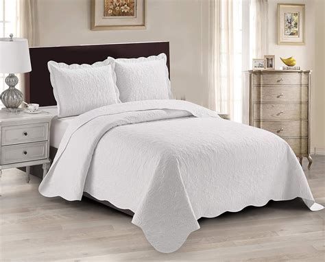 White Bedspread For Queen Bed